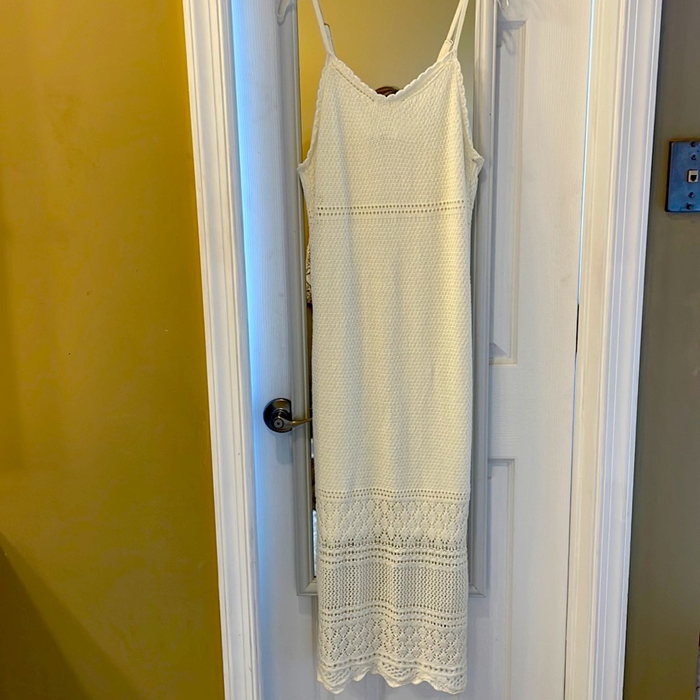 White knitted Dress